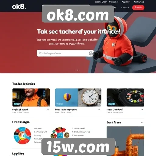 experiência de usuário aprimorada no site ok8.com